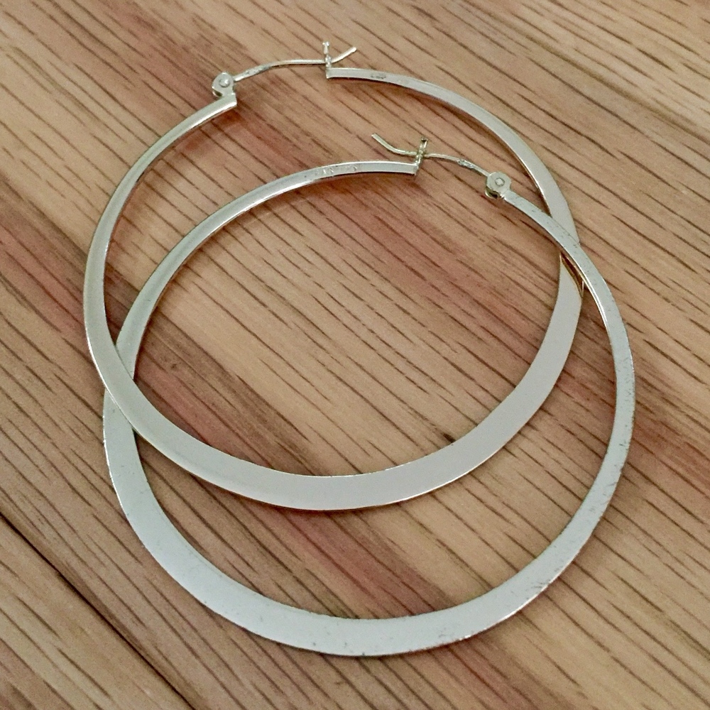 Large Gold Hoops